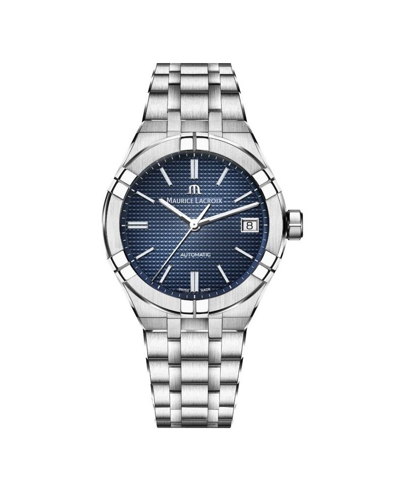 Orologio Maurice Lacroix Aikon Automatic 39 mm con Quadrante Blu e Bracciale in Acciaio
