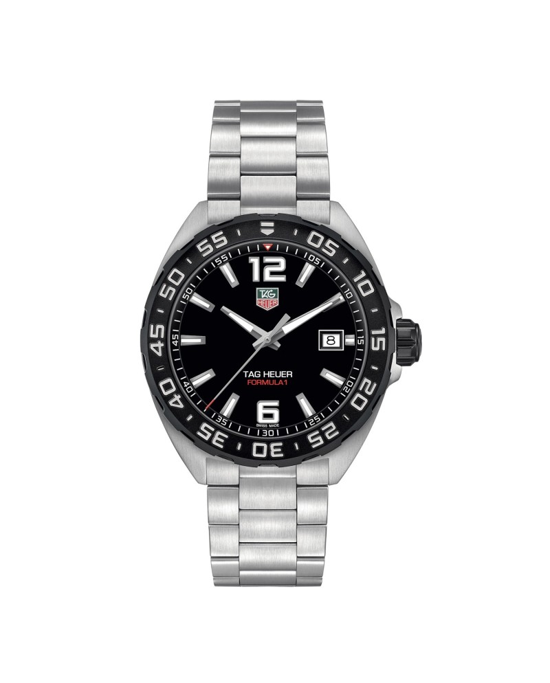 Orologio Tag Heuer Formula 1 con Quadrante Nero e Bracciale in Acciaio