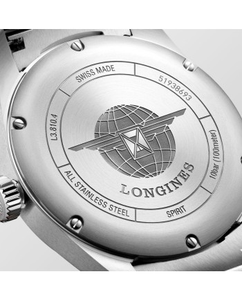 Orologio Longines Spirit con Quadrante Argento e Bracciale in Acciaio