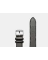Orologio Nomos Glashütte Tangente 38 Datario con Quadrante Argento e Cinturino in Pelle Nero