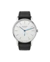 Orologio Nomos Glashütte Orion 38 Bianco con Cinturino Nero
