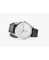 Orologio Nomos Glashütte Orion 38 Bianco con Cinturino Nero