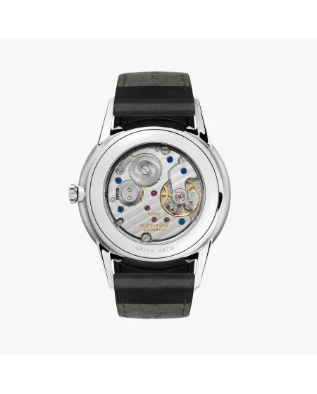 Orologio Nomos Glashütte Orion 38 Bianco con Cinturino Nero