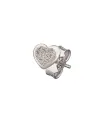 Mono Orecchino Dodo Mariani In Argento con Cuore e Brillantini