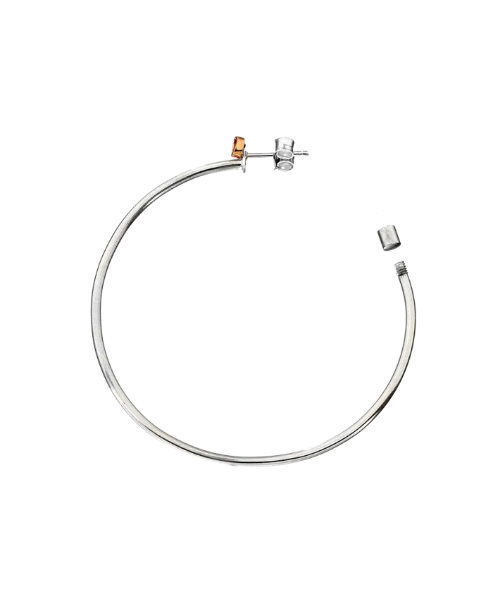 Mono Orecchino Dodo Mariani "DO" Grande in Argento e Oro