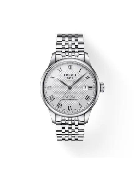 Orologio Tissot Le Locle Powermatic 80 con Quadrante Argento e Cinturino in Acciaio