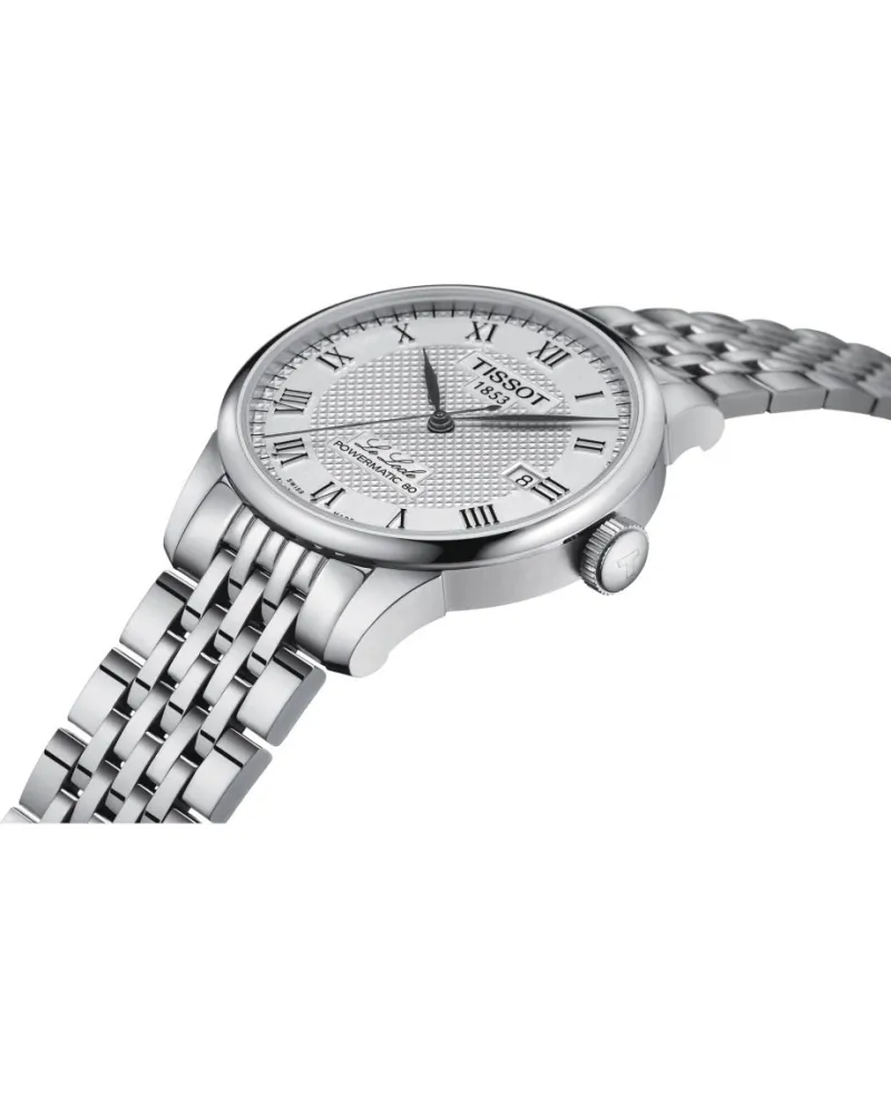 Orologio Tissot Le Locle Powermatic 80 con Quadrante Argento e Cinturino in  Acciaio | Gioielleria Casella | Orologi automatici