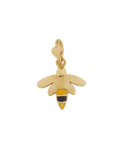Ciondolo Dodo Mariani Ape in Oro Giallo e Smalti Colorati