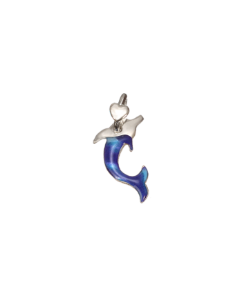 Ciondolo Dodo Mariani Delfino in Argento Smaltato