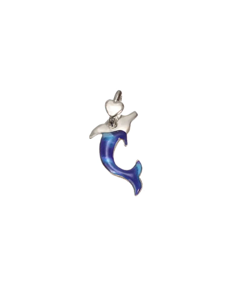 Ciondolo Dodo Mariani Delfino in Argento Smaltato