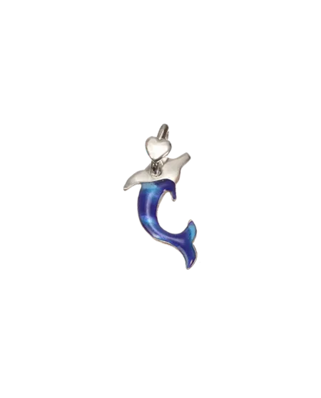 Ciondolo Dodo Mariani Delfino in Argento Smaltato