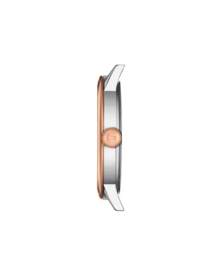 Orologio Tissot Classic Dream Pvd con Quadrante Bianco e Bracciale in Acciaio