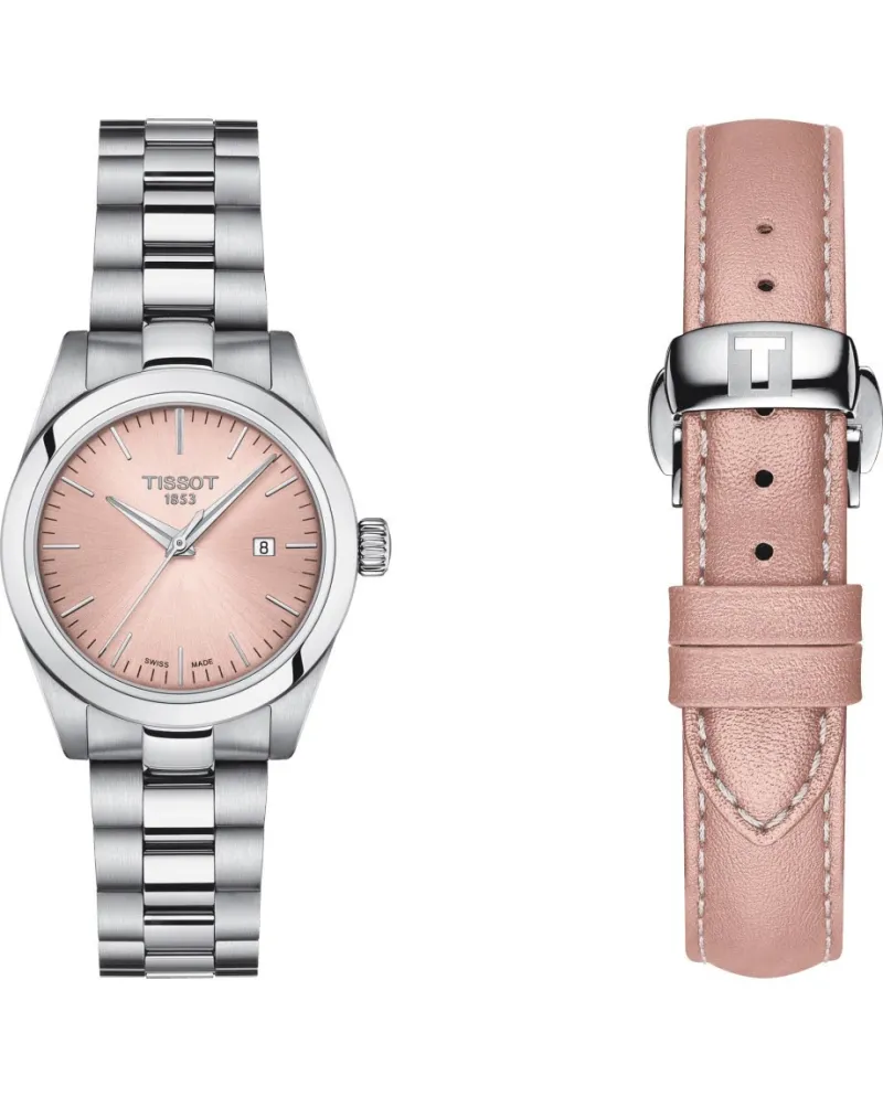 Orologio Tissot T-My Lady con Quadrante Rosa e 2 Cinturini | Gioielleria  Casella | Orologi al quarzo