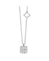 Recarlo Love Knot Pendant in White Gold with Diamonds