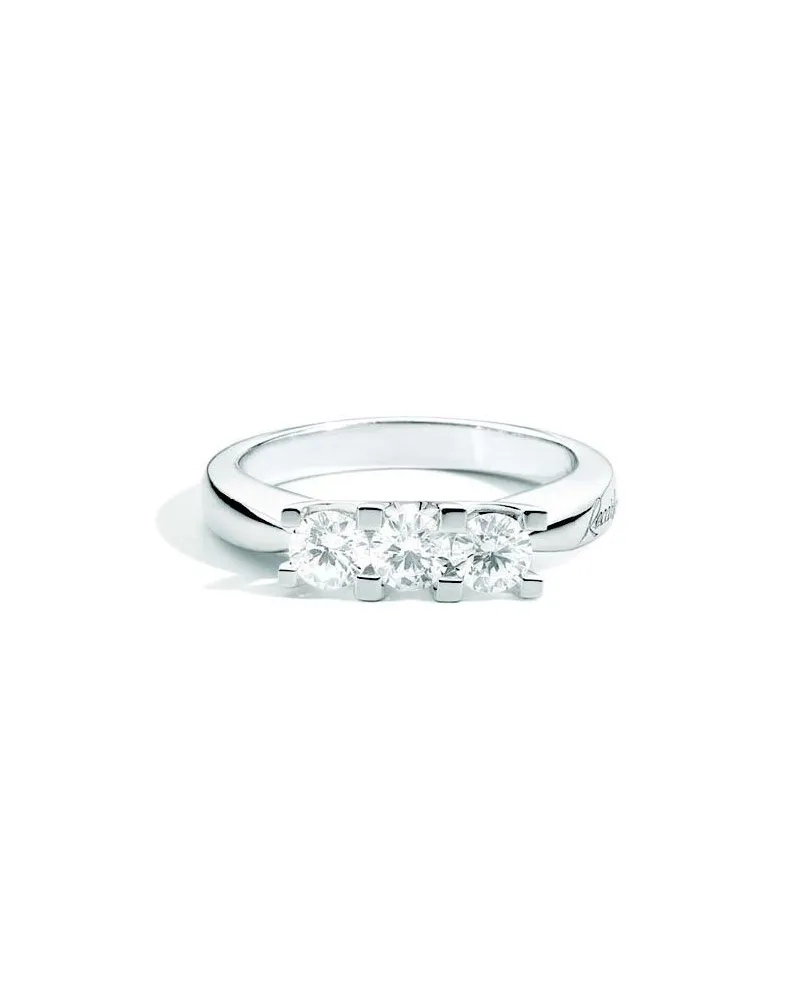 Anello Trilogy Recarlo Maria Teresa in Oro Bianco Diamanti