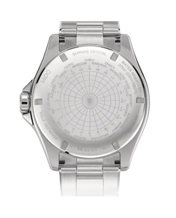 Orologio Mido Ocean Star GMT Nero con Bracciale in Acciaio