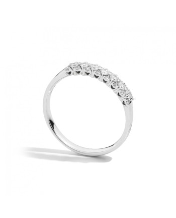 Anello Recarlo Anniversary in Oro Bianco con Pavè di Diamanti