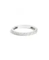 Anello Veretta Recarlo Face Cube in Oro Bianco con Diamanti