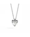 Recarlo Anniversary Love White Gold Pendant with Heart-Shaped Diamond