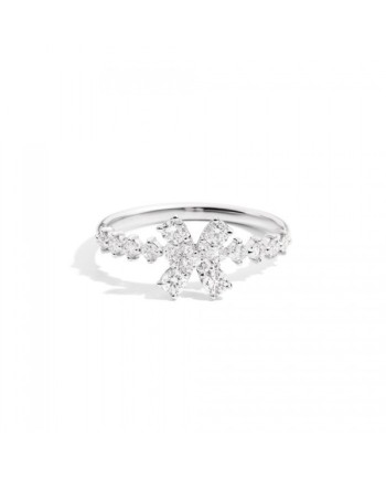 Recarlo Trilly Ring in White Gold with Diamonds