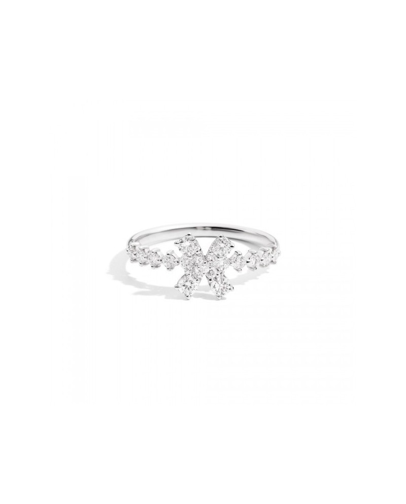 Bague Recarlo Trilly en or blanc avec diamants