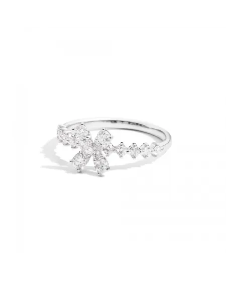 Recarlo Trilly Ring in White Gold with Diamonds