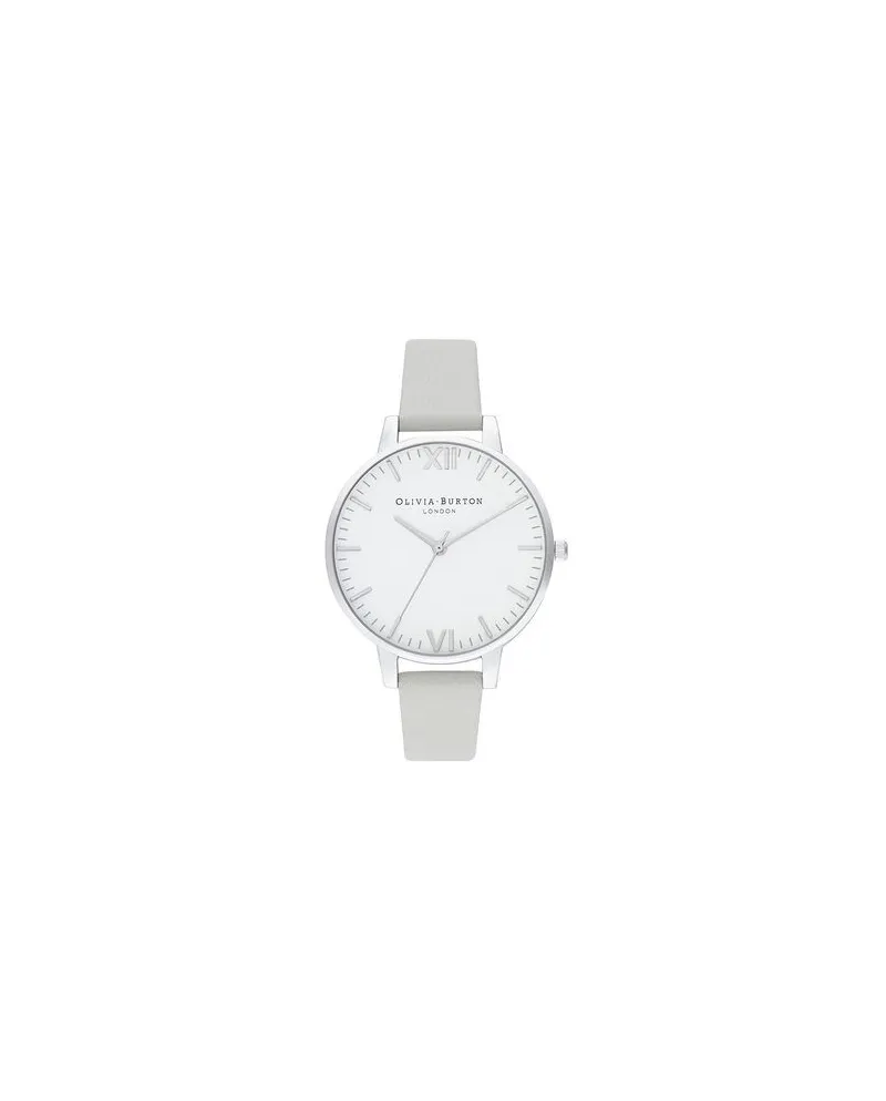 Orologio Olivia Burton con Quadrante Bianco e Cinturino in Pelle Orologio Olivia Burton con Quadrante Bianco e Cinturino in Pelle