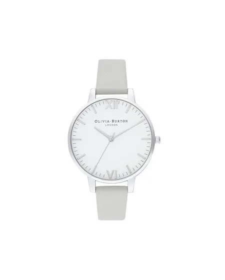 Orologio Olivia Burton con Quadrante Bianco e Cinturino in Pelle