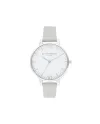 Orologio Olivia Burton con Quadrante Bianco e Cinturino in Pelle