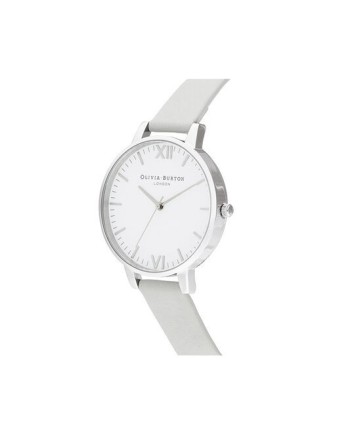 Orologio Olivia Burton con Quadrante Bianco e Cinturino in Pelle