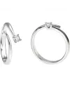 Anello Solitario Fantasia Recarlo Principesse in Oro Bianco con Diamante