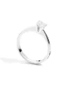 Recarlo Maria Teresa Solitaire Ring in White Gold with Pure Diamond