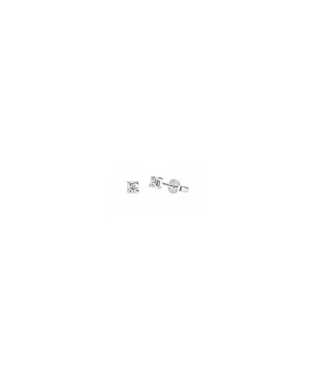 Orecchini Punto Luce Recarlo Principesse in Oro Bianco con Diamanti