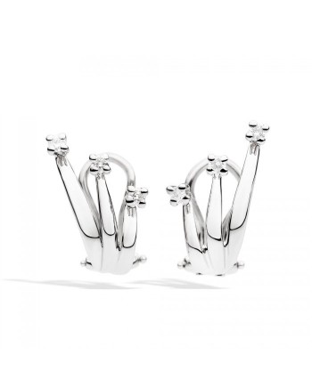 Orecchini Trilogy Recarlo Eternity in Oro Bianco con Diamanti