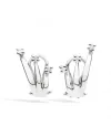 Orecchini Trilogy Recarlo Eternity in Oro Bianco con Diamanti