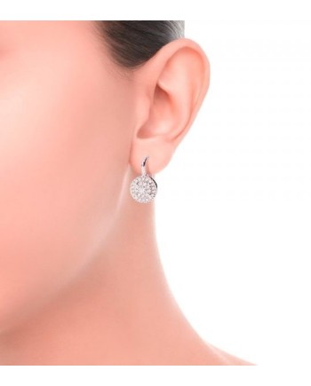 Orecchini Monachella Recarlo Bisanzio in Oro Bianco con Diamanti