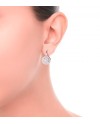 Orecchini Monachella Recarlo Bisanzio in Oro Bianco con Diamanti