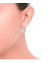 Orecchini Monachella Recarlo Bisanzio in Oro Bianco con Diamanti