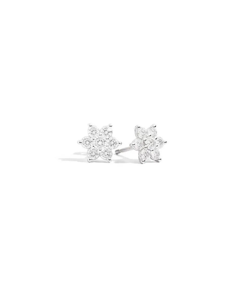 Orecchini Rosetta Recarlo Bouquet in Oro Bianco con Diamanti