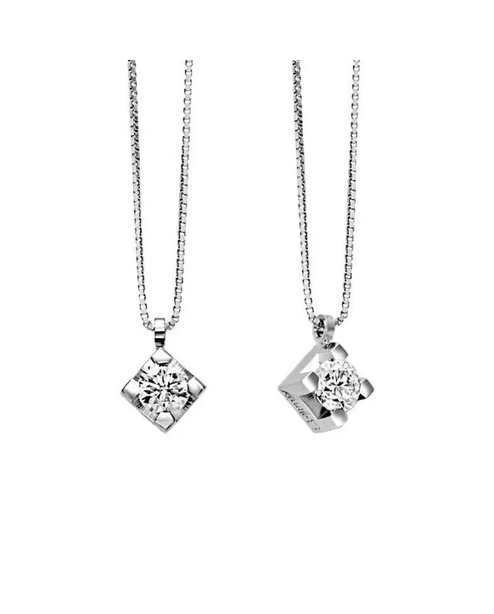 Recarlo Maria Teresa White Gold Pendant with Diamond