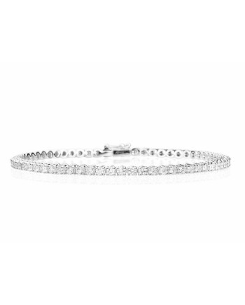 Bracciale Tennis Recarlo Mafalda in Oro Bianco con Diamanti