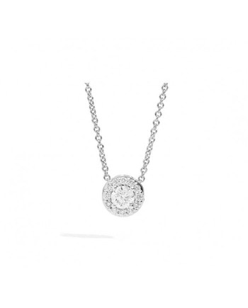 Collier Recarlo Anniversaire en or blanc Point Light avec diamants
