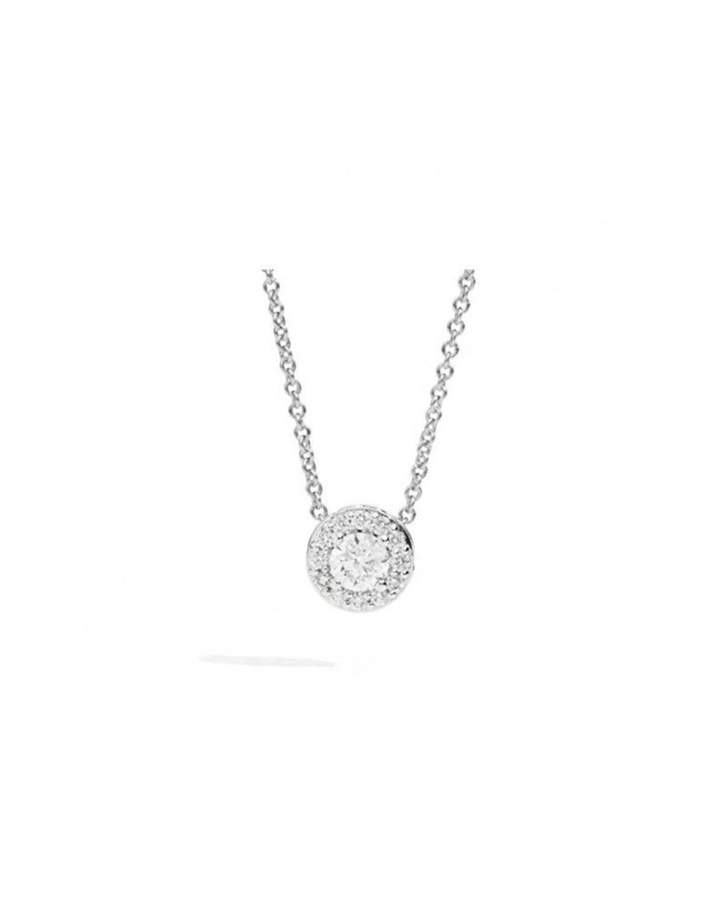 Collier Recarlo Anniversaire en or blanc Point Light avec diamants