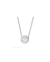 Collier Recarlo Anniversaire en or blanc Point Light avec diamants