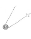 Collier Recarlo Anniversaire en or blanc Point Light avec diamants