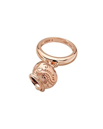 Chantecler Suamèm Ring with Small Bell in Rose Gold