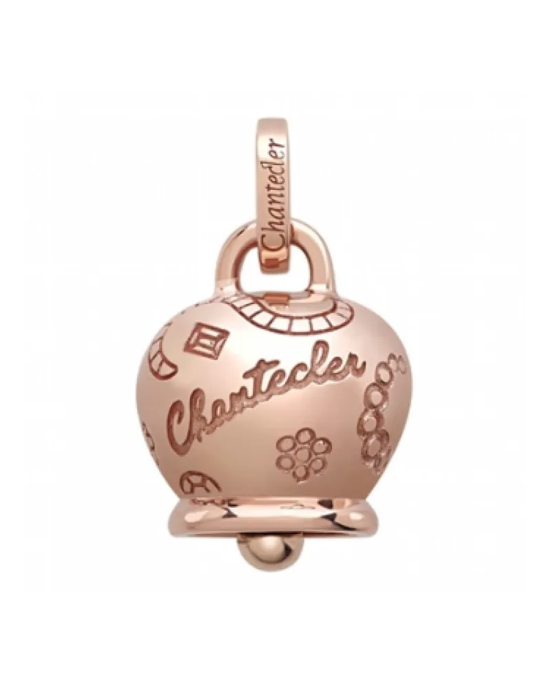 Ciondolo Chantecler Suamèm in Oro Rosa con Campanella Micro