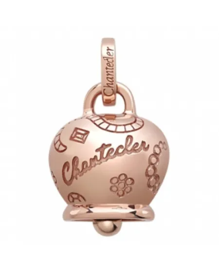 Ciondolo Chantecler Suamèm in Oro Rosa con Campanella Micro