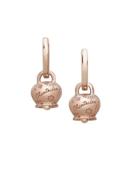 Orecchini Chantecler Suamèm in Oro Rosa con Campanella Micro
