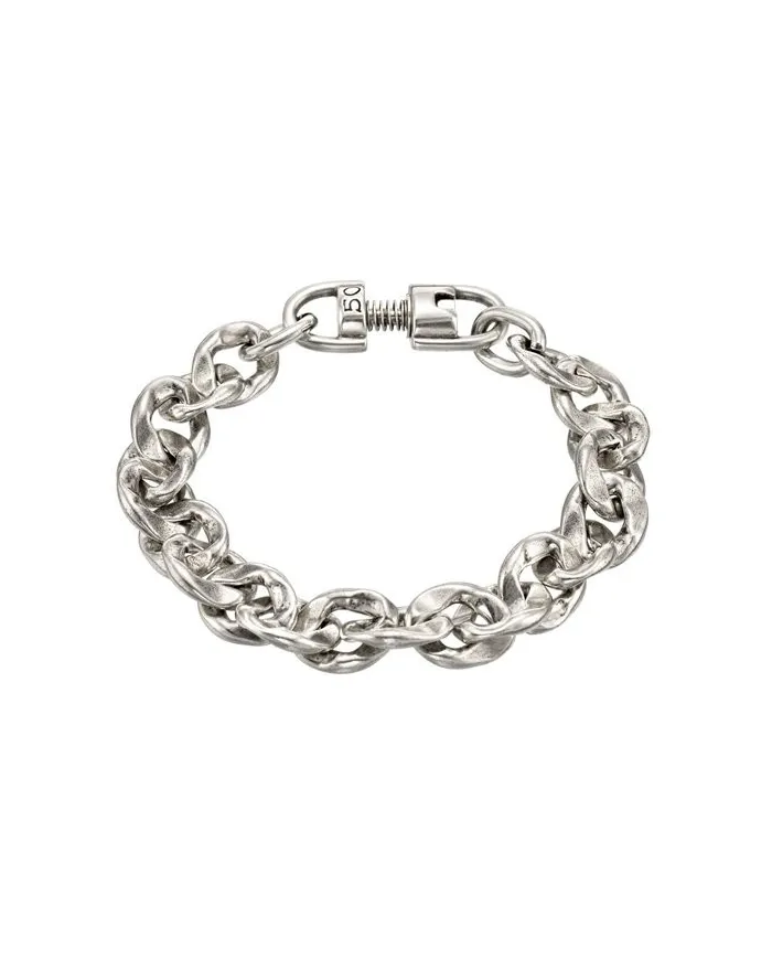 Bracciale Uno De 50 Men's in Argento